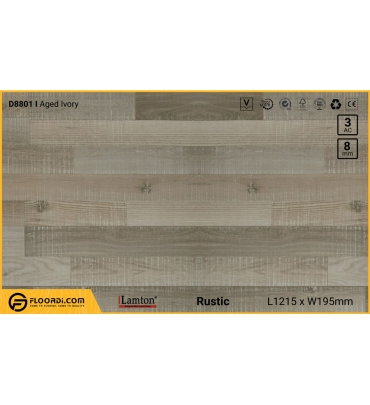 Sàn gỗ Lamton D8801 Aged Ivory 8mm - AC3