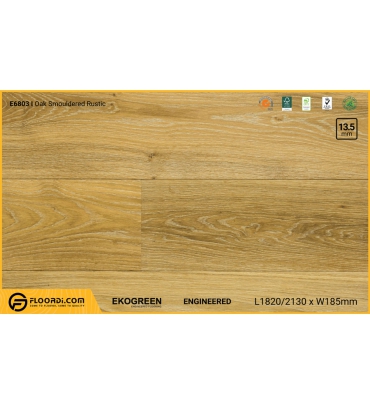 Sàn gỗ sồi Engineered Ekogreen ES6803 Oak Smouldered Rustic