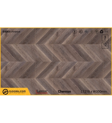 Sàn gỗ xương cá Lamton D3083 Avenue Chevron 12mm - AC3