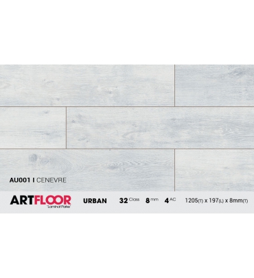 Sàn gỗ Artfloor AU001 - Urban - Cenevre - 8mm - AC4